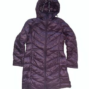 Calvin Klein Eggplant Purple Puffer Coat